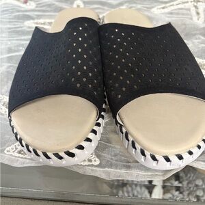 Ilse Jacobsen Modern White and Black Accent Vessel